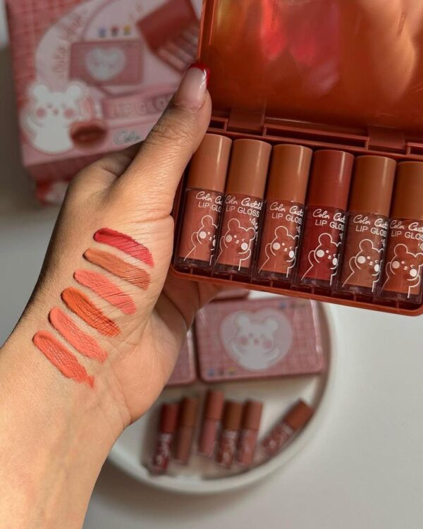 color castle nude lip gloss 6 in1 pack - Image 4