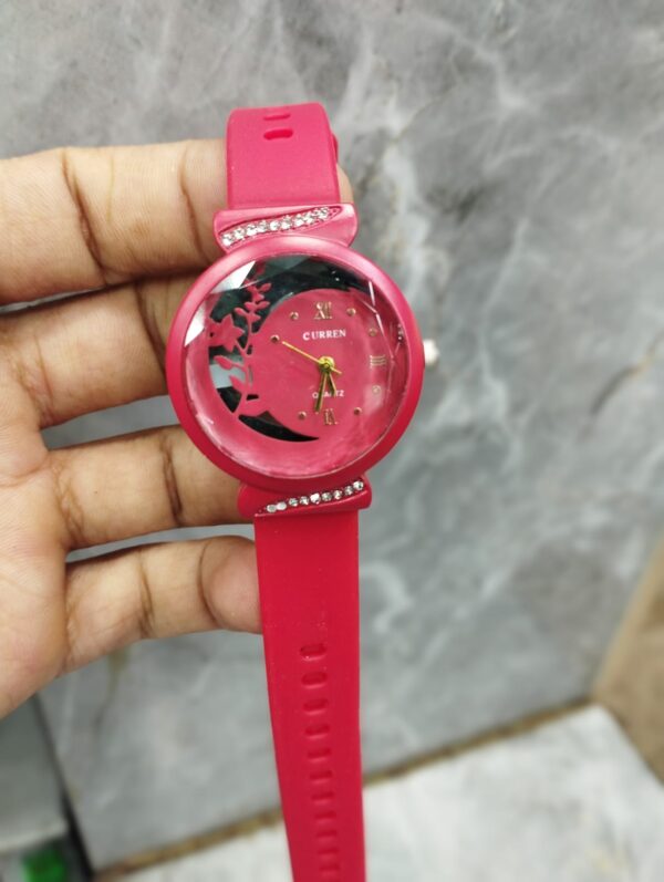 curren rubbar belt ladies watch model moon - without box - Image 4