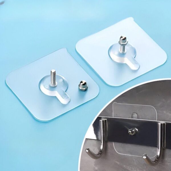 strong adhesive seamless wall hook nail screw rod seamless screw sticker