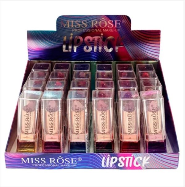 (pack of 6)matte miss rose lipstick  different color lipsticks
