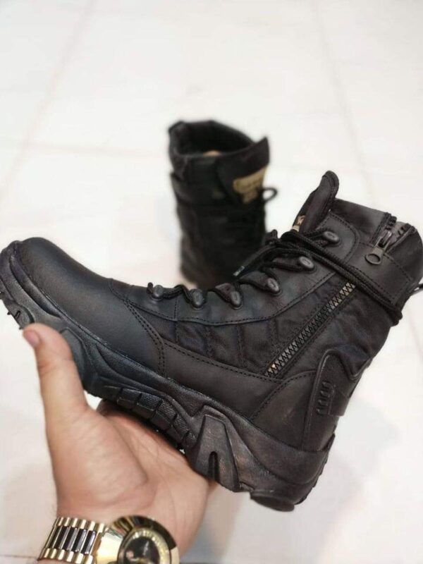 men's comfortable boots, black delta - Image 5