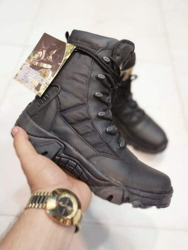 men's comfortable boots, black delta - Image 6