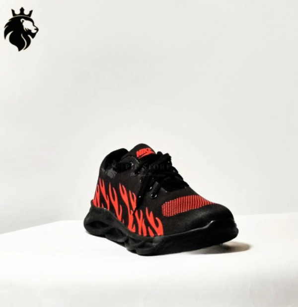 men's rubber comfortable joggers , red fire - Image 4