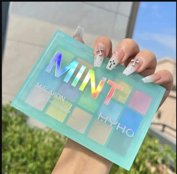 ucanbe mint macron candy 15 color eyeshadow palette. - Image 2
