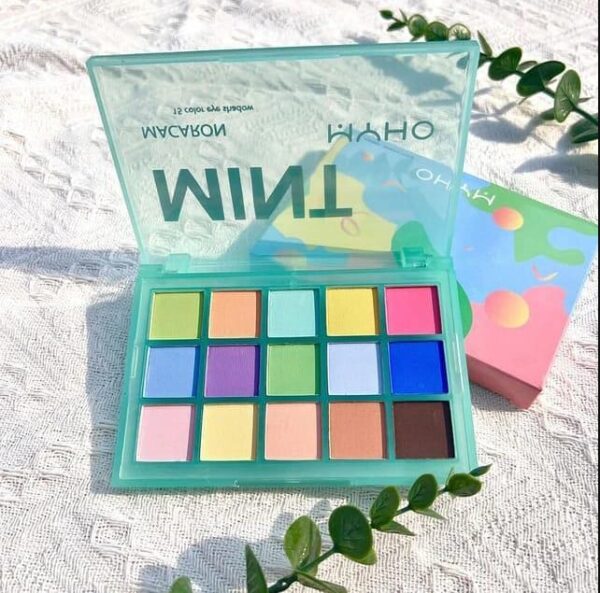 ucanbe mint macron candy 15 color eyeshadow palette. - Image 3