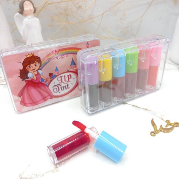 pack of 6  mini lip tints – vibrant, long-lasting color - Image 2