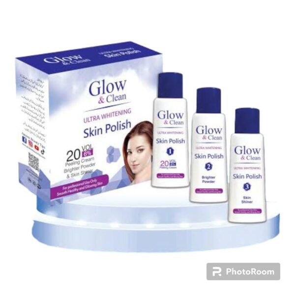glow & clean ultra whitening skin polish kit - Image 2