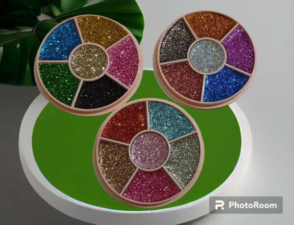 rosa angel glitter eyeshadow palette
