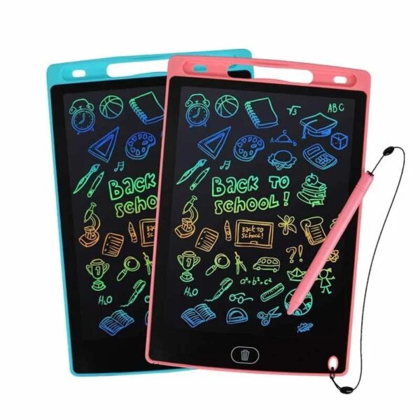 ( 8.5 / 10inch ) - lcd writing drawing tablet | kids learning table - multi color  (random color)