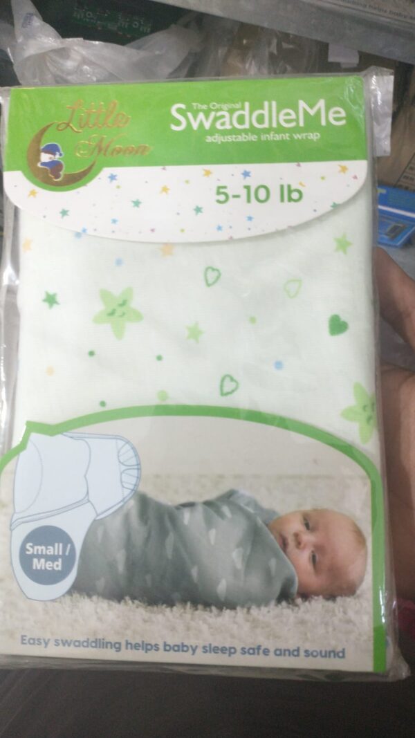 swaddle me ultra comfort adjustable baby wrap (random design ) - Image 3