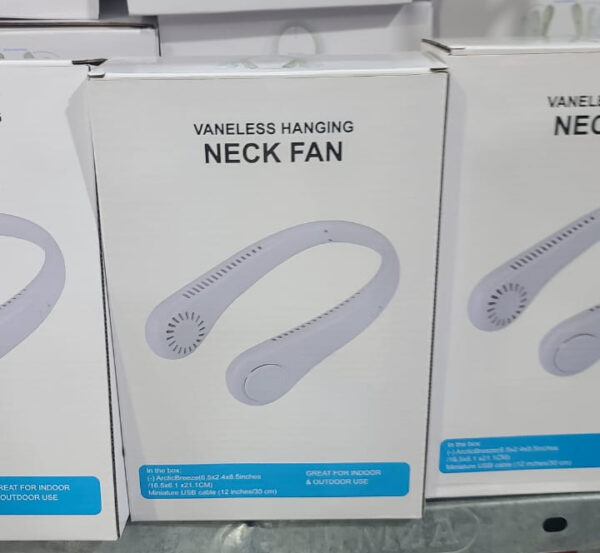 vaneless hanging neck fan | portable rechargeable fan bladeless neck fan - Image 3