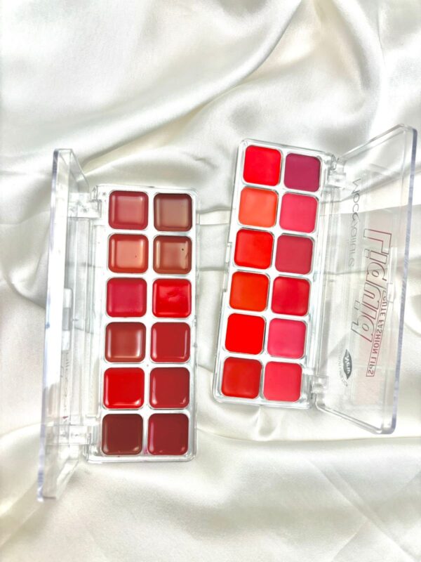 violet makup lip cream pallete | matte color lipstick palette | eyeshadow pallete (random shades) - Image 8