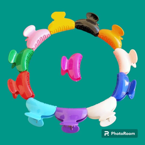 (pack of 6) finest quality hair catchers girls and women (random color)