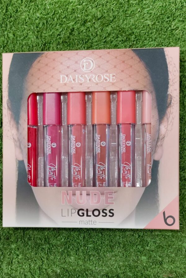( pack of 6 ) daisy rose nude lipgloss