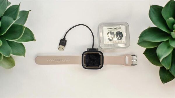 lh 726 - smart bluetooth touch screen watch for men & women - metal body (random color) - Image 3