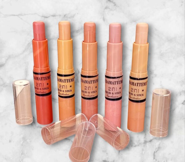 huda matteme 2 in 1  contour stick & concealer.