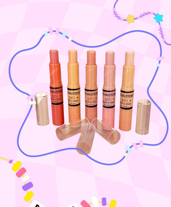 huda matteme 2 in 1  contour stick & concealer. - Image 6