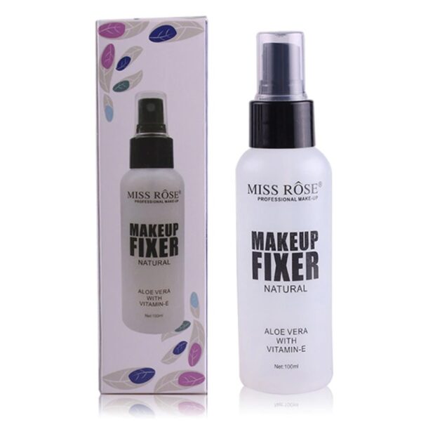miss rose makeup fixer –  spray with natural aloe vera with vitamin e professional makeup fixer makeup fixer - Image 2