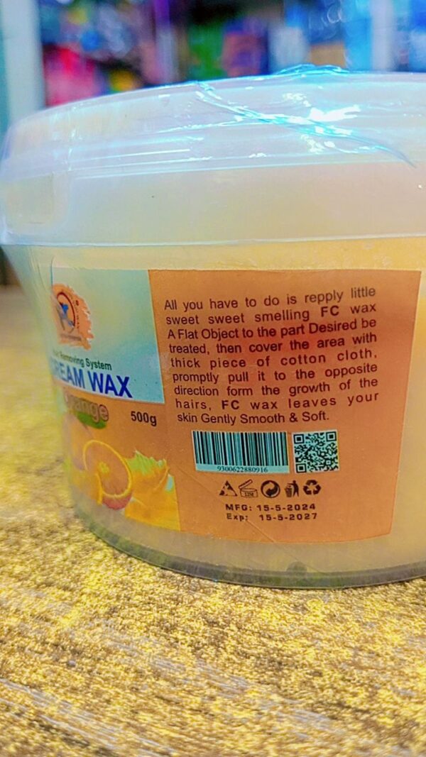 cream wax  orange 500g - Image 3