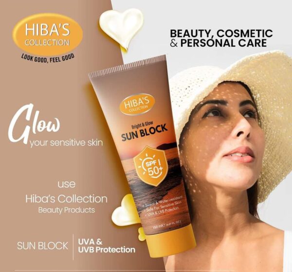 hiba's sunblock (150 ml) - Image 4