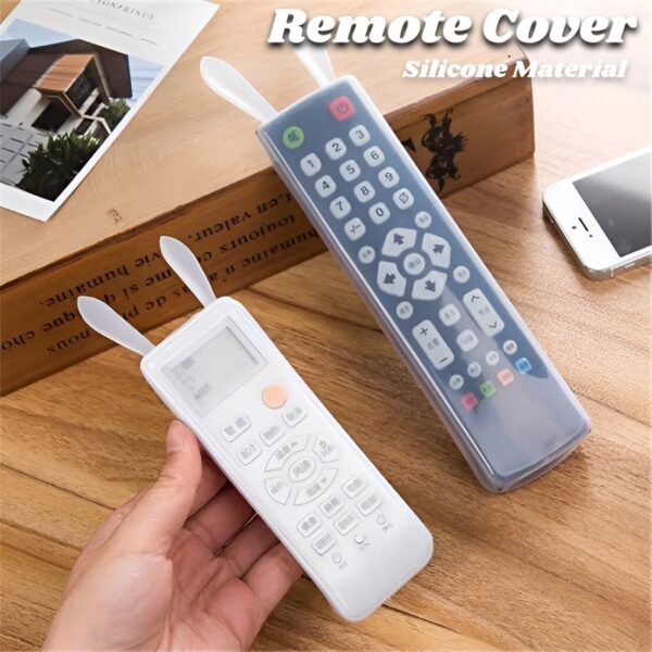 cute rabbit silicone remote control protective case