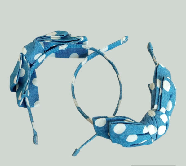 pack of 2 ) fashion bowknot polka dot women's cloth hairband