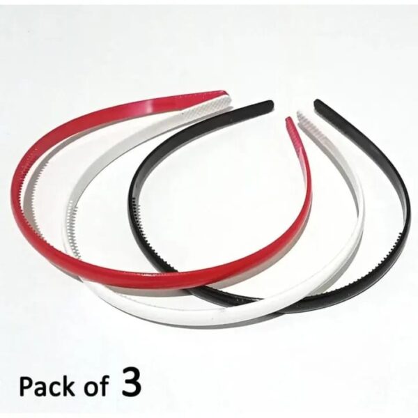 pack of 3 plastic girl's hair band