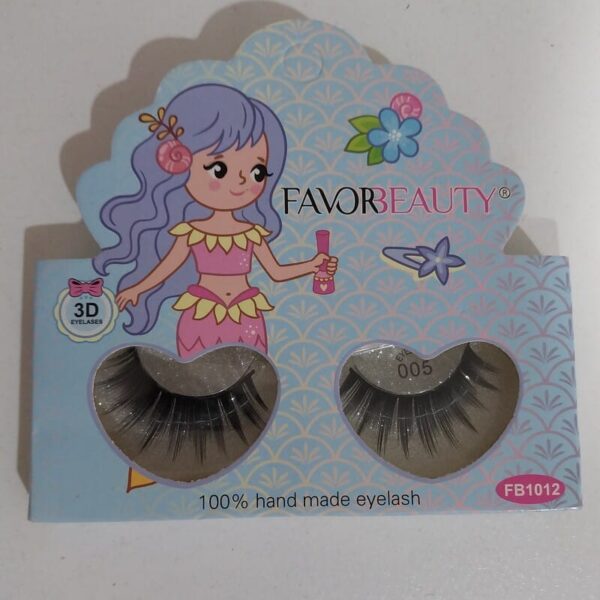 1 pair of favor beauty  3d - hand made  eyelashes - Image 2