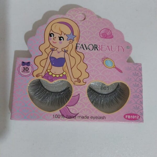 1 pair of favor beauty  3d - hand made  eyelashes - Image 4