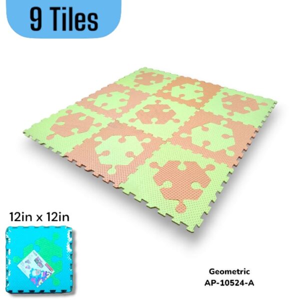 multi colour puzzle tiles 1ft - eva foam puzzle mat suitable for children (random color) - Image 3