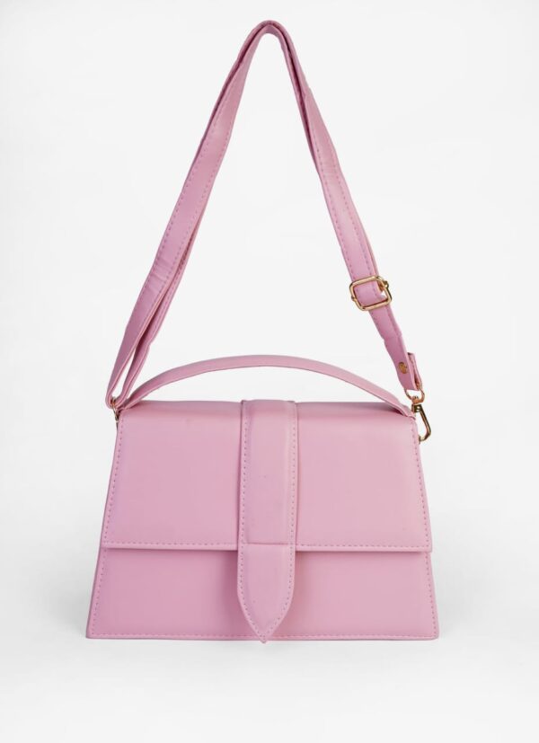 premium quality crossbody pink & peach bag for girls & women - Image 5