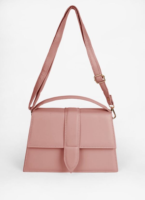premium quality crossbody pink & peach bag for girls & women - Image 8
