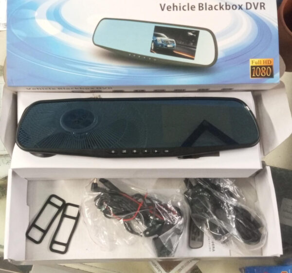 dual camera back and front with 4.3 ″tft lcd crystal-clear recording vehicle full hd 1080p blackbox dvr | car dash board camera | security camera for cars, vehicles, trucks and vans - Image 2