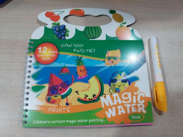 magic water book 12 twelve exploration scene | creative children magical drawing books with pen, educational book (random design books) - Image 4