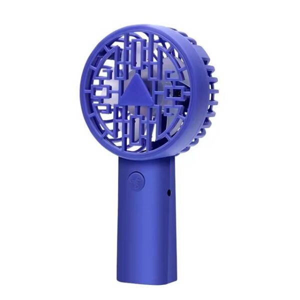 mini handheld fan table desk high speed air cooler fan | usb rechargeable (random color) - Image 2