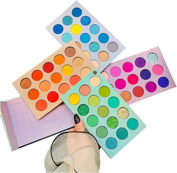 eye shadow 4 in 1 palette, 60 shades - Image 2