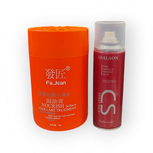 fa.jean hair mask 1000g with free hair spray - deep repair & strengthen treatment for silky smooth hair - Image 3