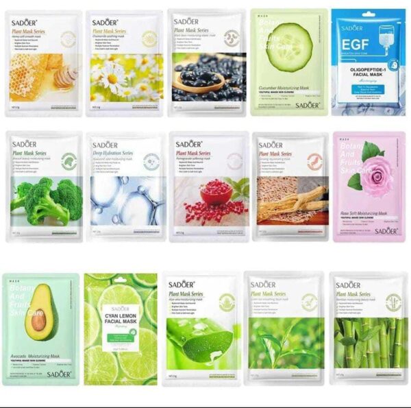 pack of 6 random sheet masks - hydrating, brightening, and nourishing - Image 5