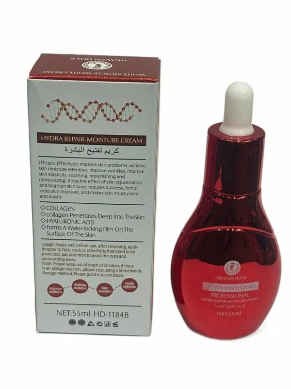 heaven dove one drop keratin whitening cream and essence 55ml - Image 2