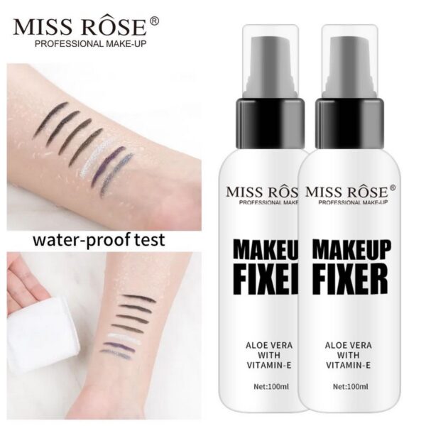 miss rose origanal natural aloe vera with vitamin-e makeup fixer (100ml) - Image 3