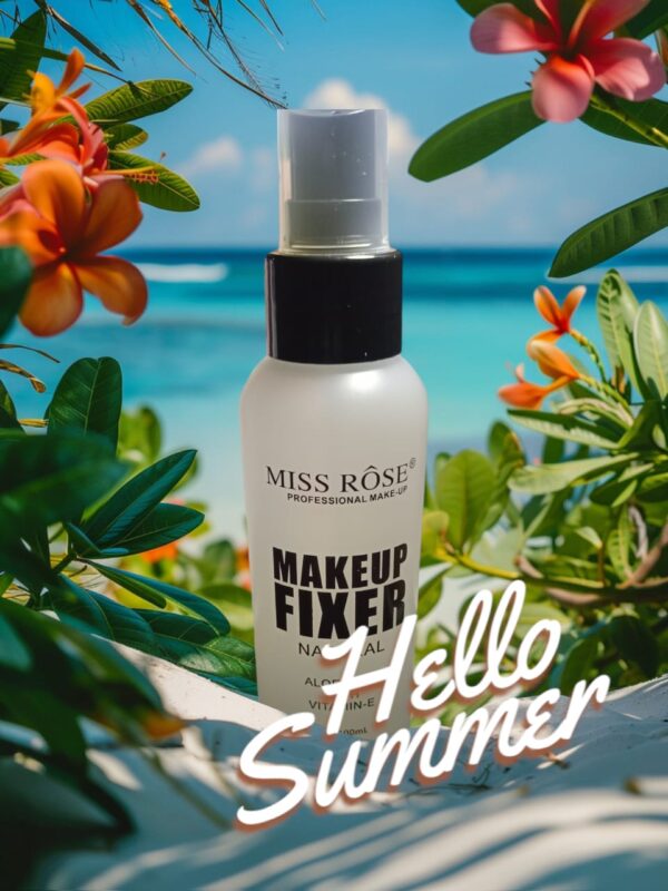 miss rose origanal natural aloe vera with vitamin-e makeup fixer (100ml)
