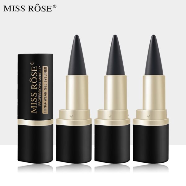 miss rose waterproof long lasting gel stick black eyeliner - Image 5