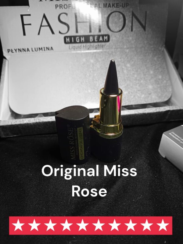 miss rose waterproof long lasting gel stick black eyeliner - Image 6