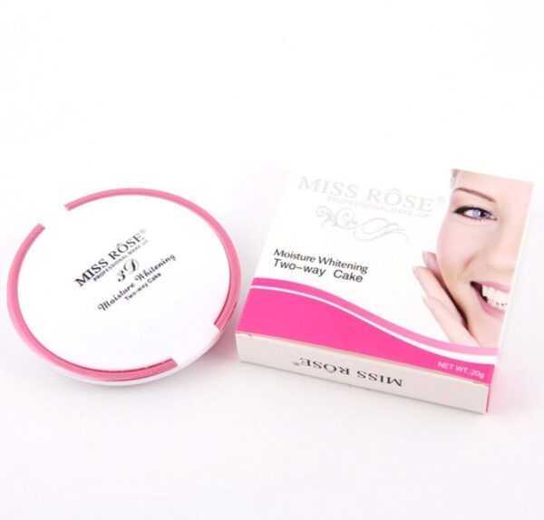 miss rose 3d contour moisture whitening two-way pressed powder cake (16g) - Image 2