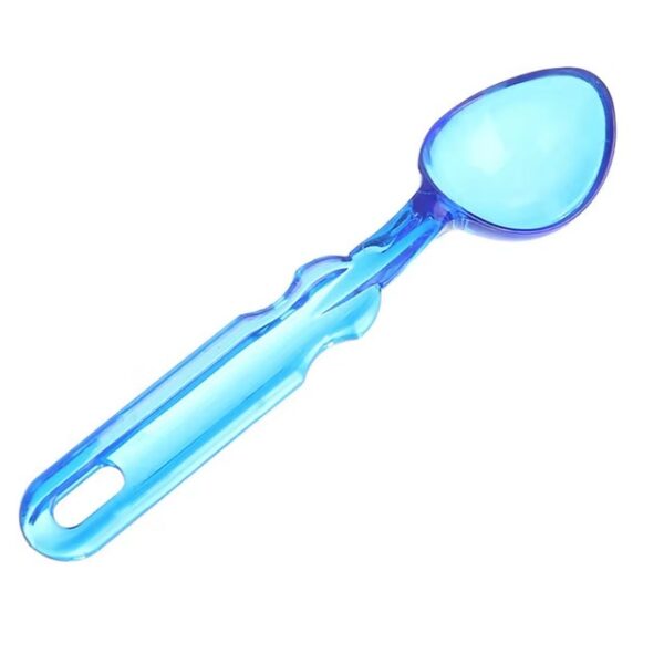 plastic acrylic ice cream spoons with hanging hole | ice hockey ball maker digger scoop (random color) - Image 6