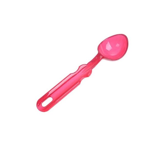 plastic acrylic ice cream spoons with hanging hole | ice hockey ball maker digger scoop (random color) - Image 8