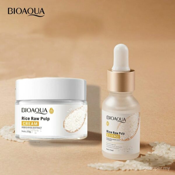 bioaqua rice whitening cream & serum deal
