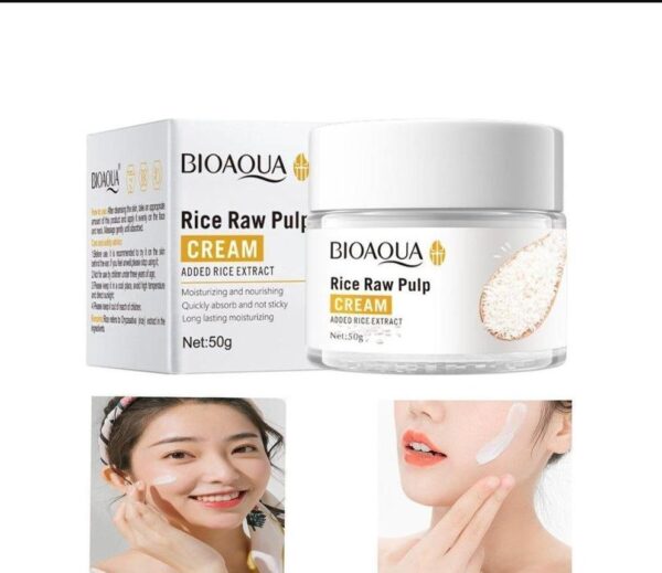 bioaqua rice whitening cream & serum deal - Image 3