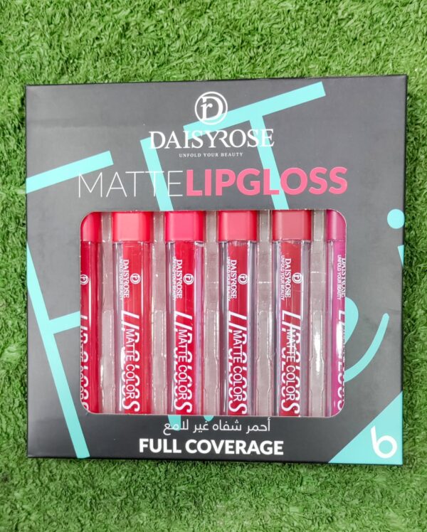 ( pack of 6 )   full coverage matte lipgloss