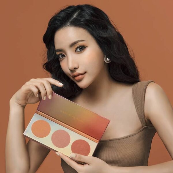 green alasko quicksand rouge blush palette - (imported) - Image 5